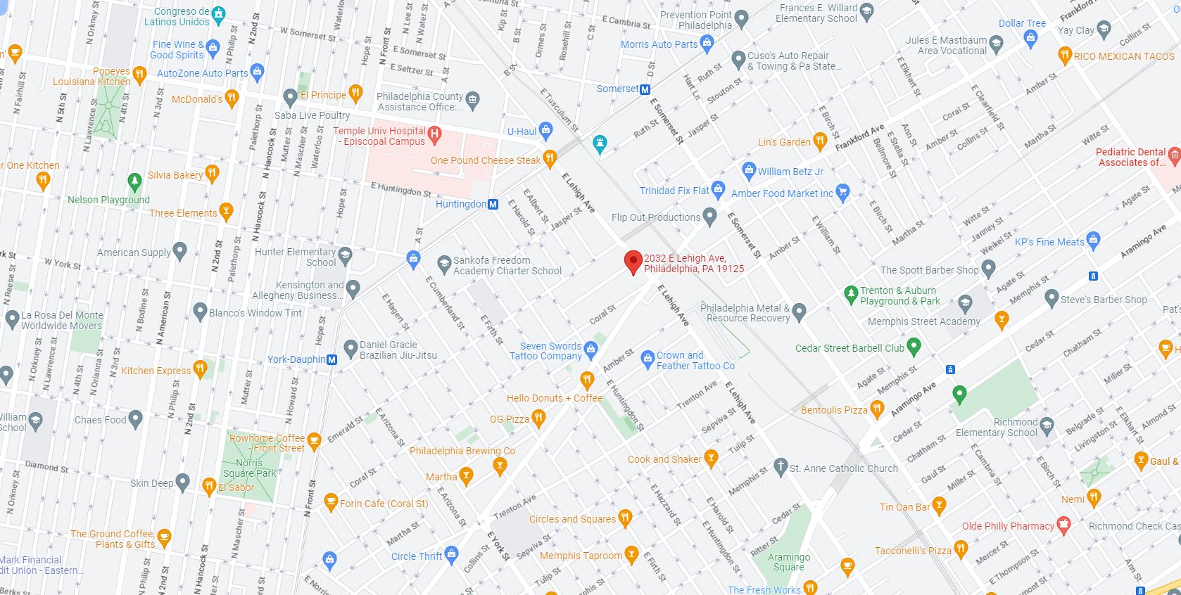 2032 East Lehigh Avenue. Credit: Google Maps