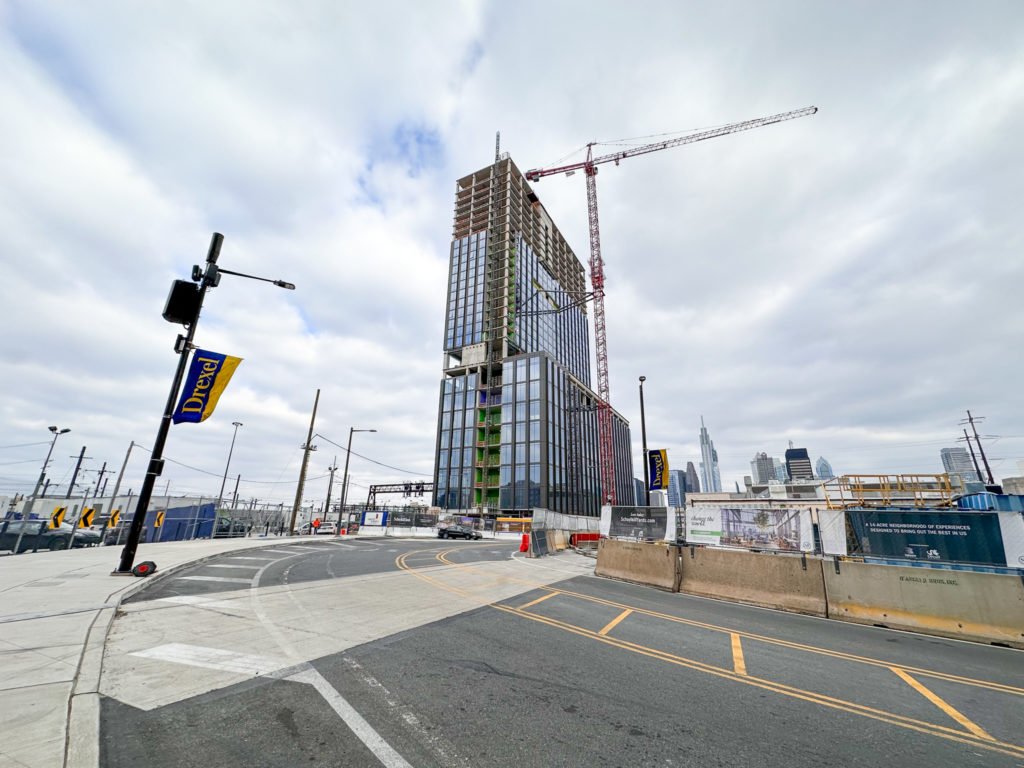 Construction Progresses at 3025 JFK Boulevard in University City, West