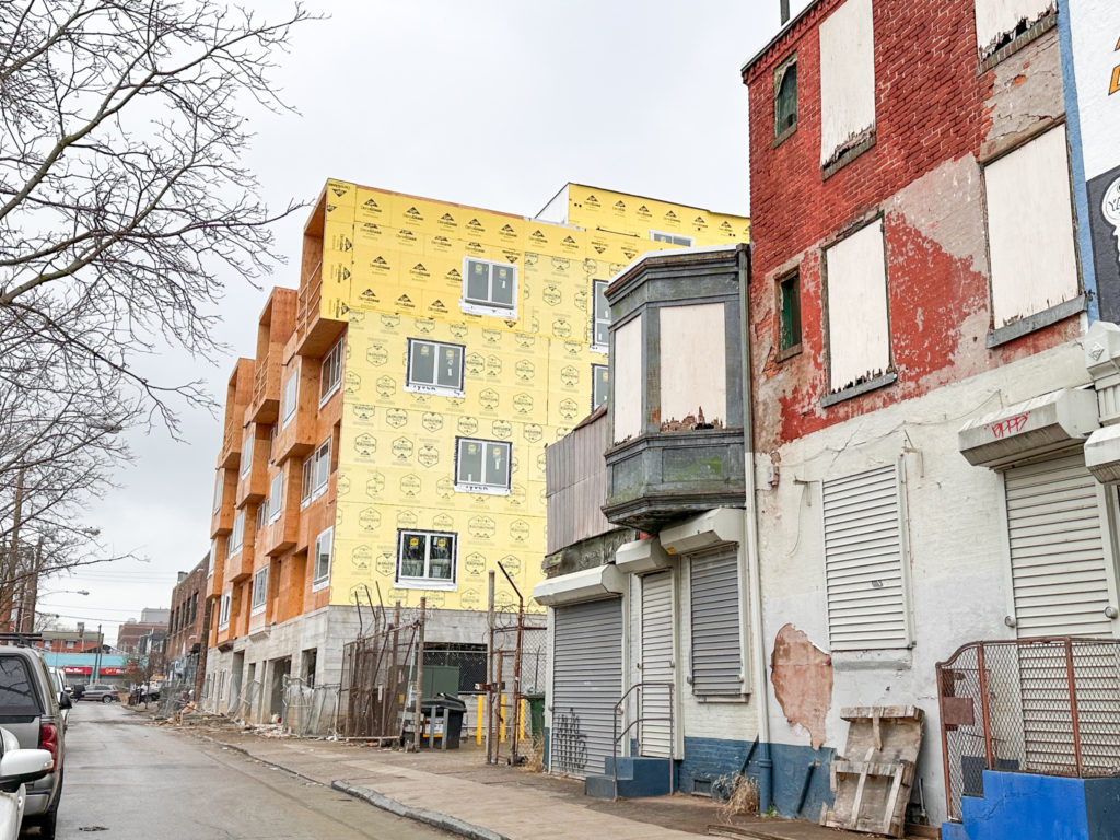 Construction Progresses at 1309 Cambridge Street in Poplar, North