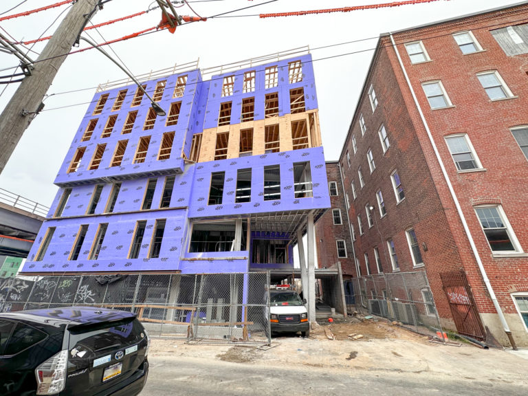 Construction Progresses at The Box Factory Lofts at 31 East Columbia