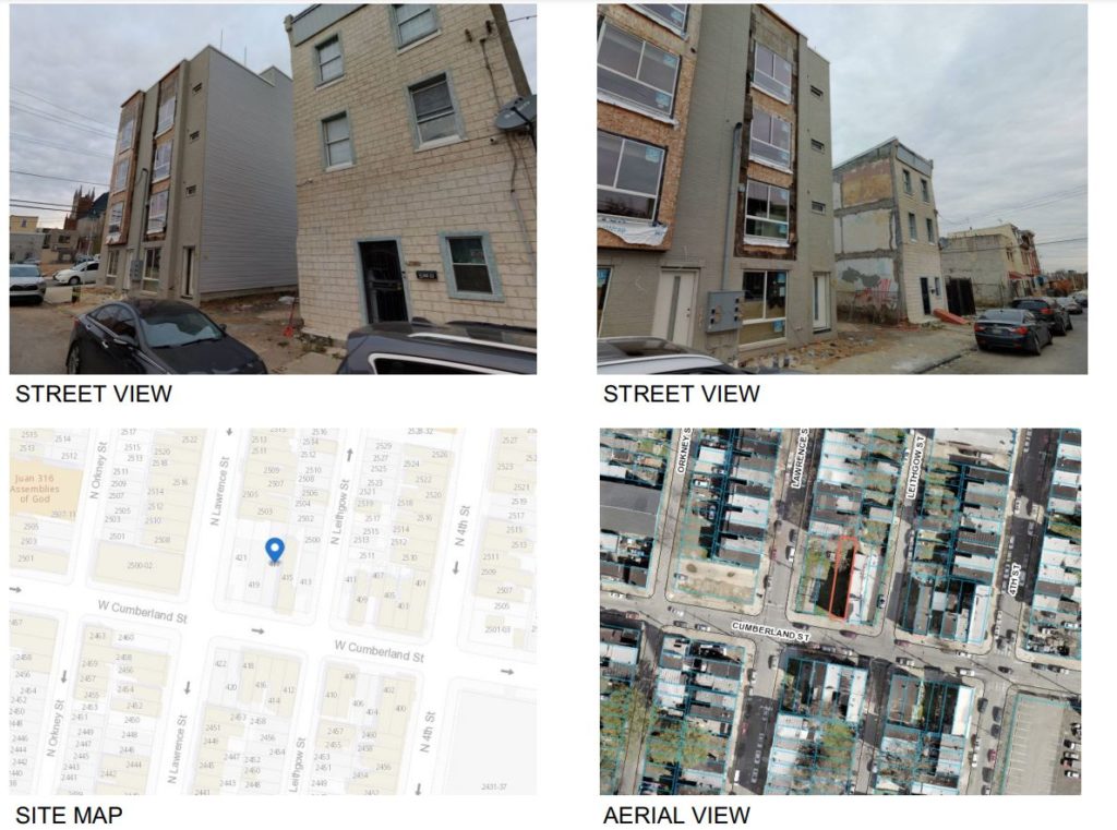 Permits Issued For 417 West Cumberland Street, West Kensington
