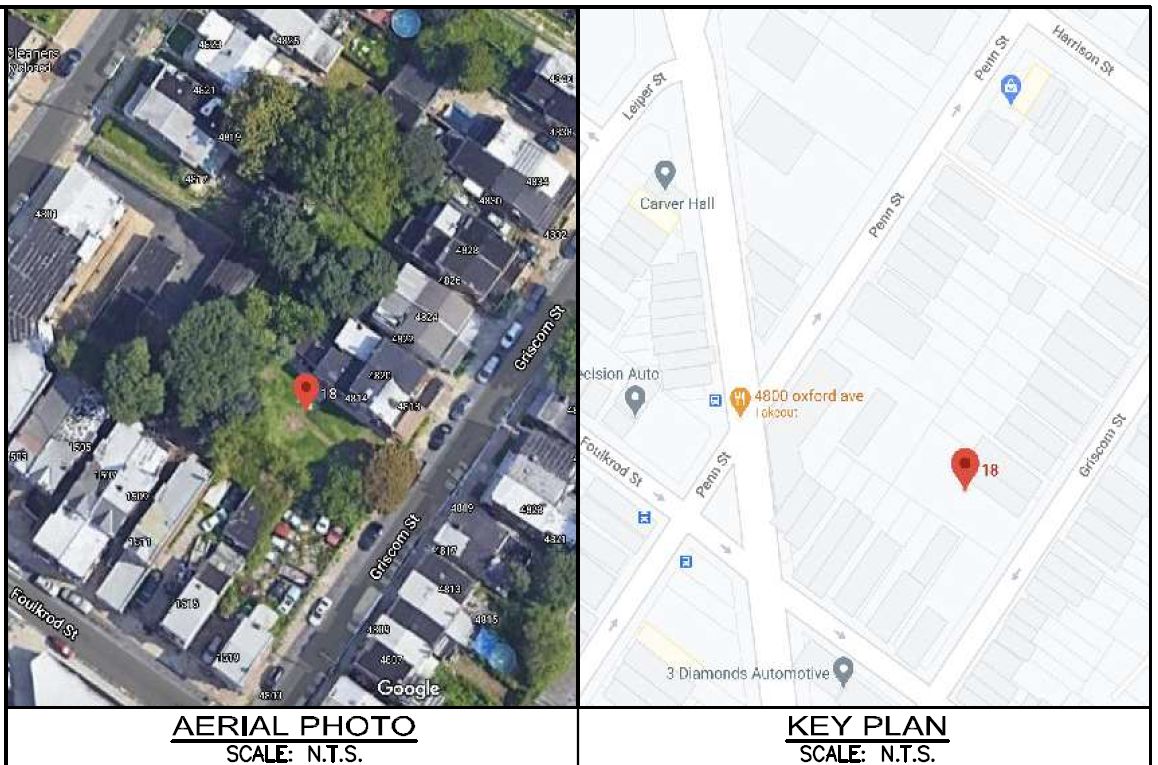 4814-18 Griscom Street. Site map. Credit: Star Homes Management LLC via the City of Philadelphia