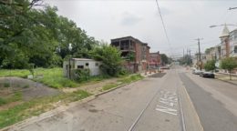 1203 North 41st Street prior to redevelopment. Looking southeast. July 2021. Credit: Google Street View
