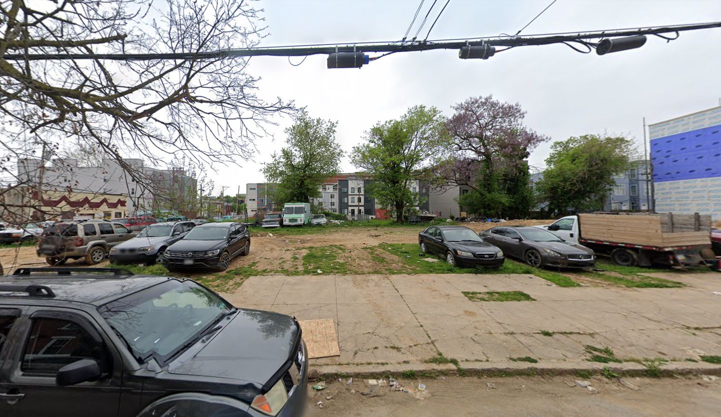 1706 and 1708 Master Street prior to redevelopment. Looking south. May 2022. Credit: Google Street View