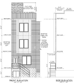2022 North 3rd Street. Building elevation. Credit: Here's The Plan, LLC via the City of Philadelphia