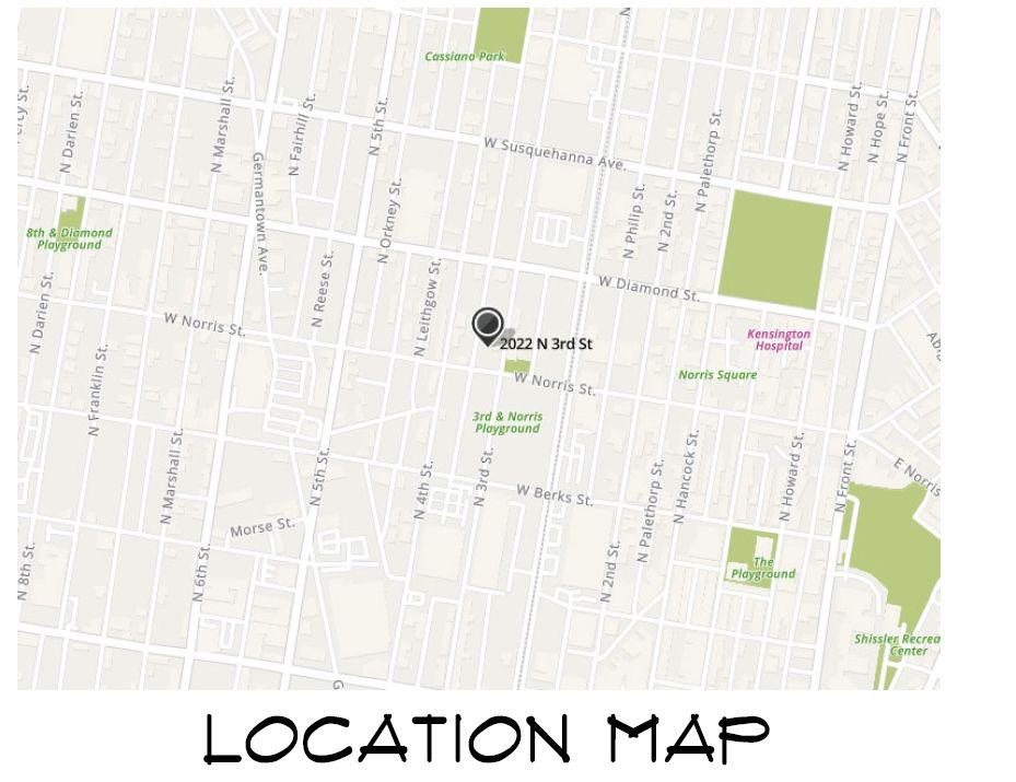 2022 North 3rd Street. Location map. Credit: Here's The Plan, LLC via the City of Philadelphia