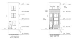 2511 North Leithgow Street. Building elevations. Credit: Zoning permit via the City of Philadelphia