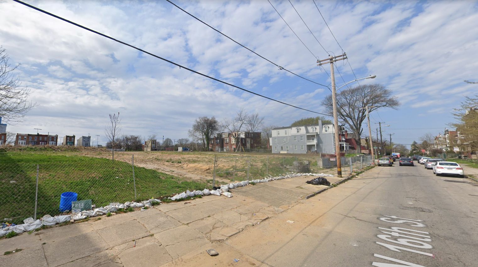 3216 North 16th Street prior to redevelopment. Looking northwest. April 2023. Credit: Google Maps
