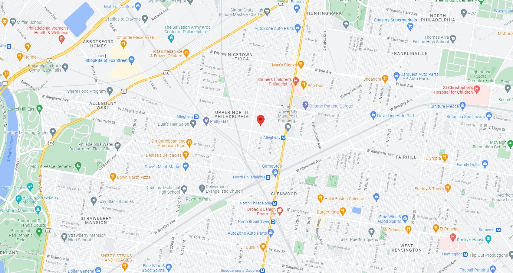 3216 North 16th Street. Area map. Credit: Google Maps