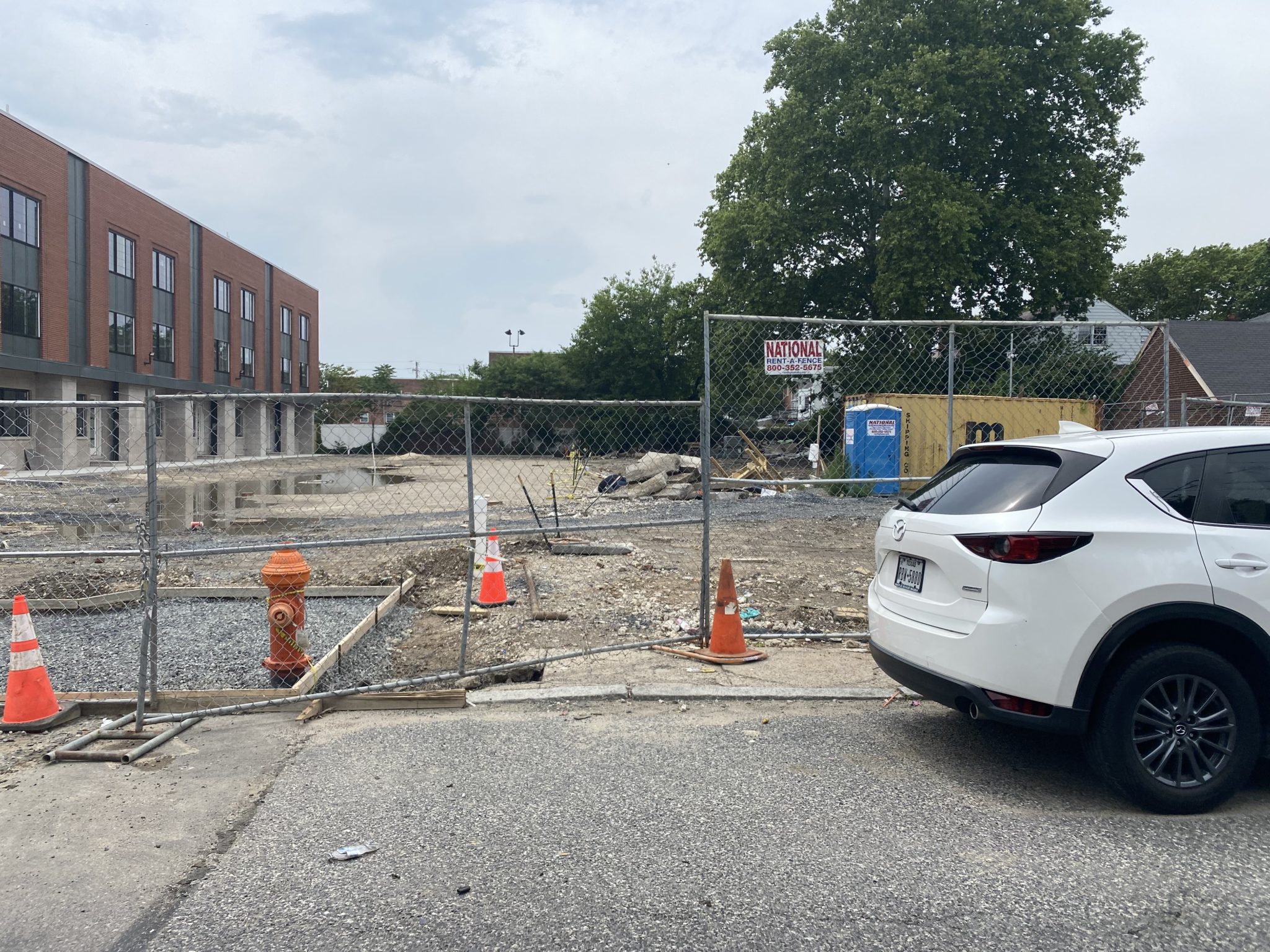 Construction Partially Complete At Carrie’s Court In Girard Estates, South Philadelphia