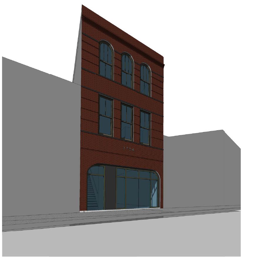 1704 Frankford Avenue. Building rendering. Credit: Ambit Architecture via the City of Philadelphia
