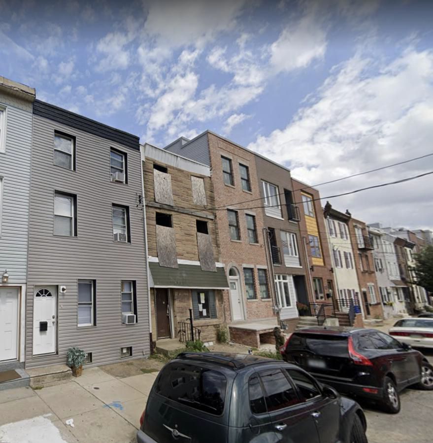 2113 East Norris Street. Site conditions prior to redevelopment. Looking east. Credit: Designblendz via the City of Philadelphia
