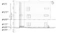 2113 East Norris Street. Partial side elevation. Credit: Designblendz via the City of Philadelphia