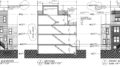2128 East Birch Street. Building elevations and section. Credit: J.O.S. Serratore & Company Architects via the City of Philadelphia