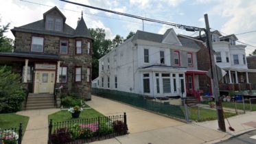 6906 Ridge Avenue prior to redevelopment. Looking west. July 2021. Credit: Google Maps