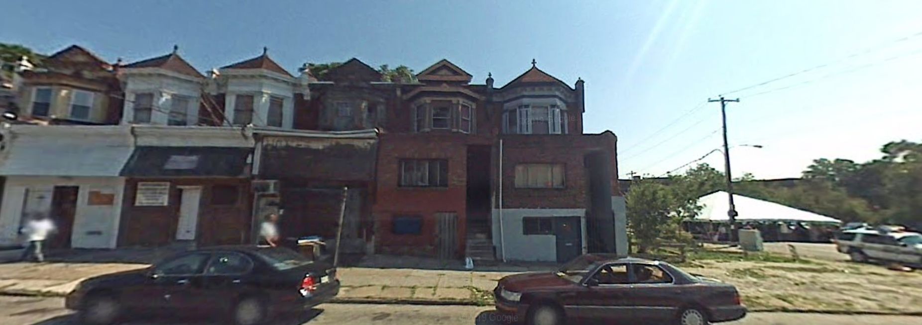 1437 South 58th Street. Site conditions prior to redevelopment. Looking northeast. August 2007. Credit: Google Maps