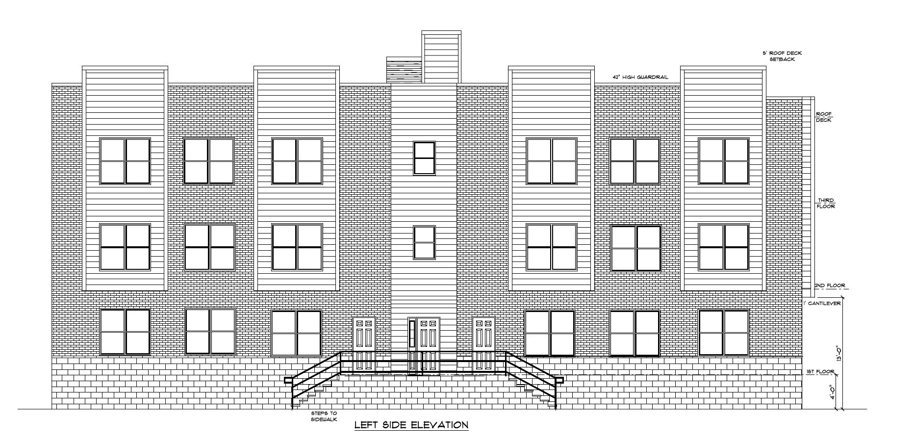 1700 Master Street. Building elevation. Credit: Here's The Plan, LLC via the City of Philadelphia