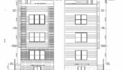 1700 Master Street. Building elevation. Credit: Here's The Plan, LLC via the City of Philadelphia