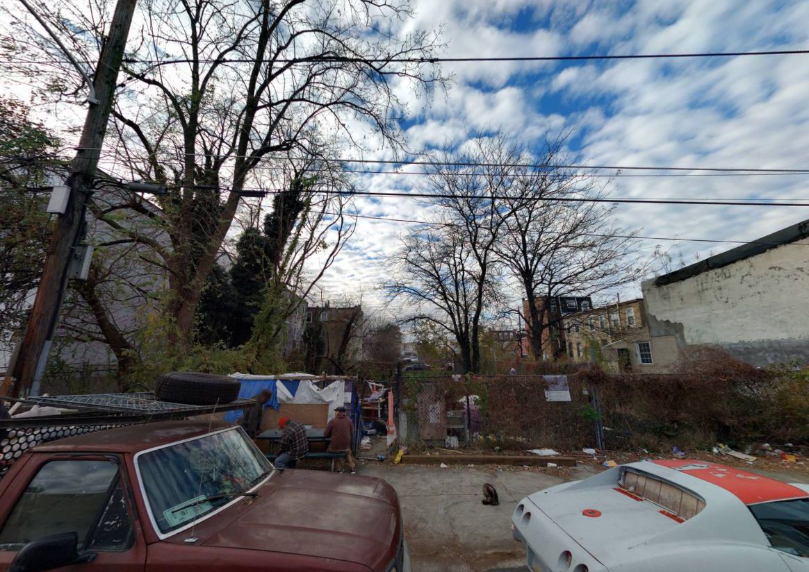 2306 North Fairhill Street. Site conditions prior to redevelopment. Credit: Plato Studio via the City of Philadelphia