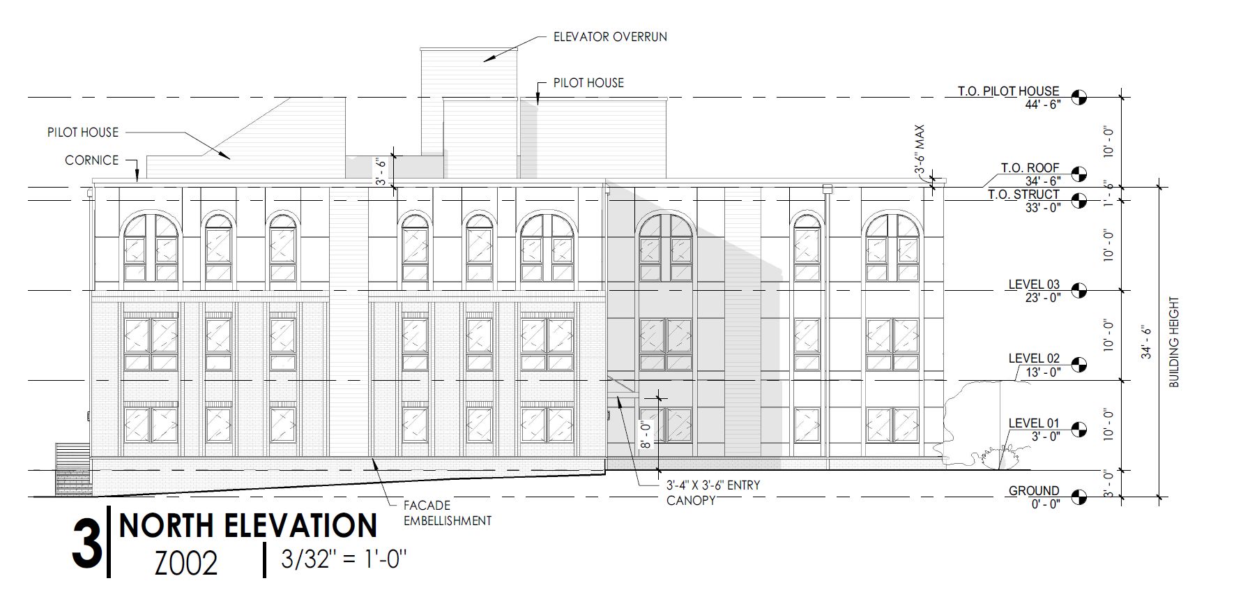 3120 North Park Avenue. Building elevation. Credit: Designblendz via the City of Philadelphia