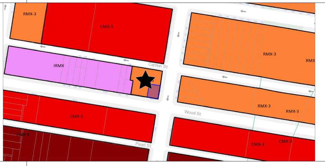 326 North 12th Street. Zoning map. Credit: CANNOdesign via the City of Philadelphia
