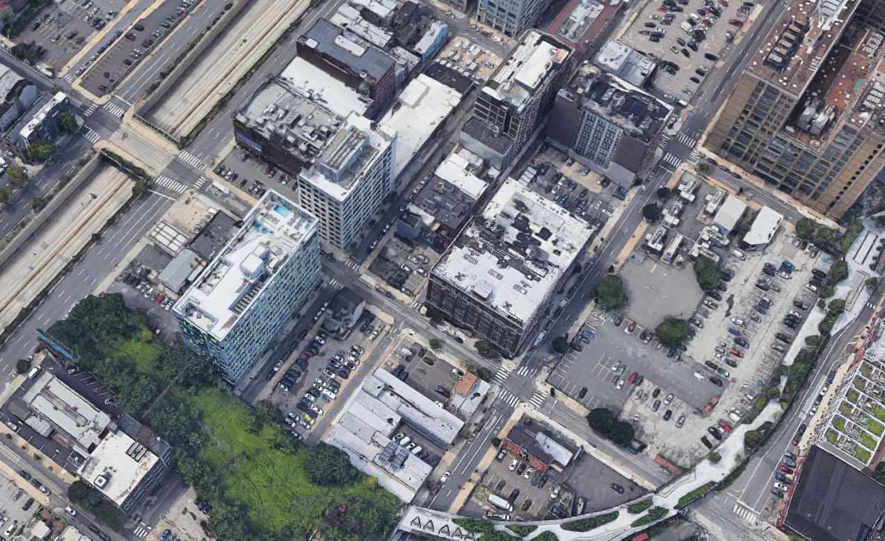 326 North 12th Street. Aerial view. Credit: CANNOdesign via the City of Philadelphia