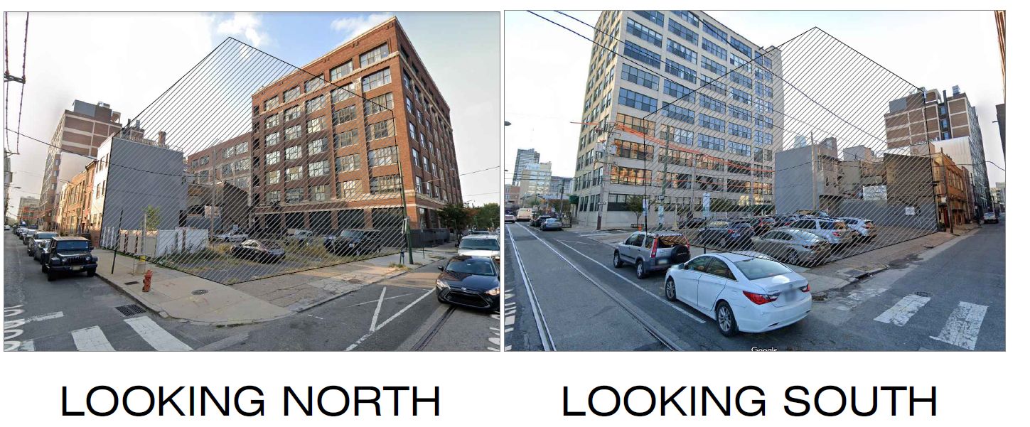 326 North 12th Street. Building massings. Credit: CANNOdesign via the City of Philadelphia