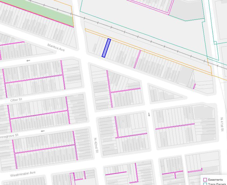 4171 Mantua Avenue. Site map. Credit: Plato Studio via the City of Philadelphia
