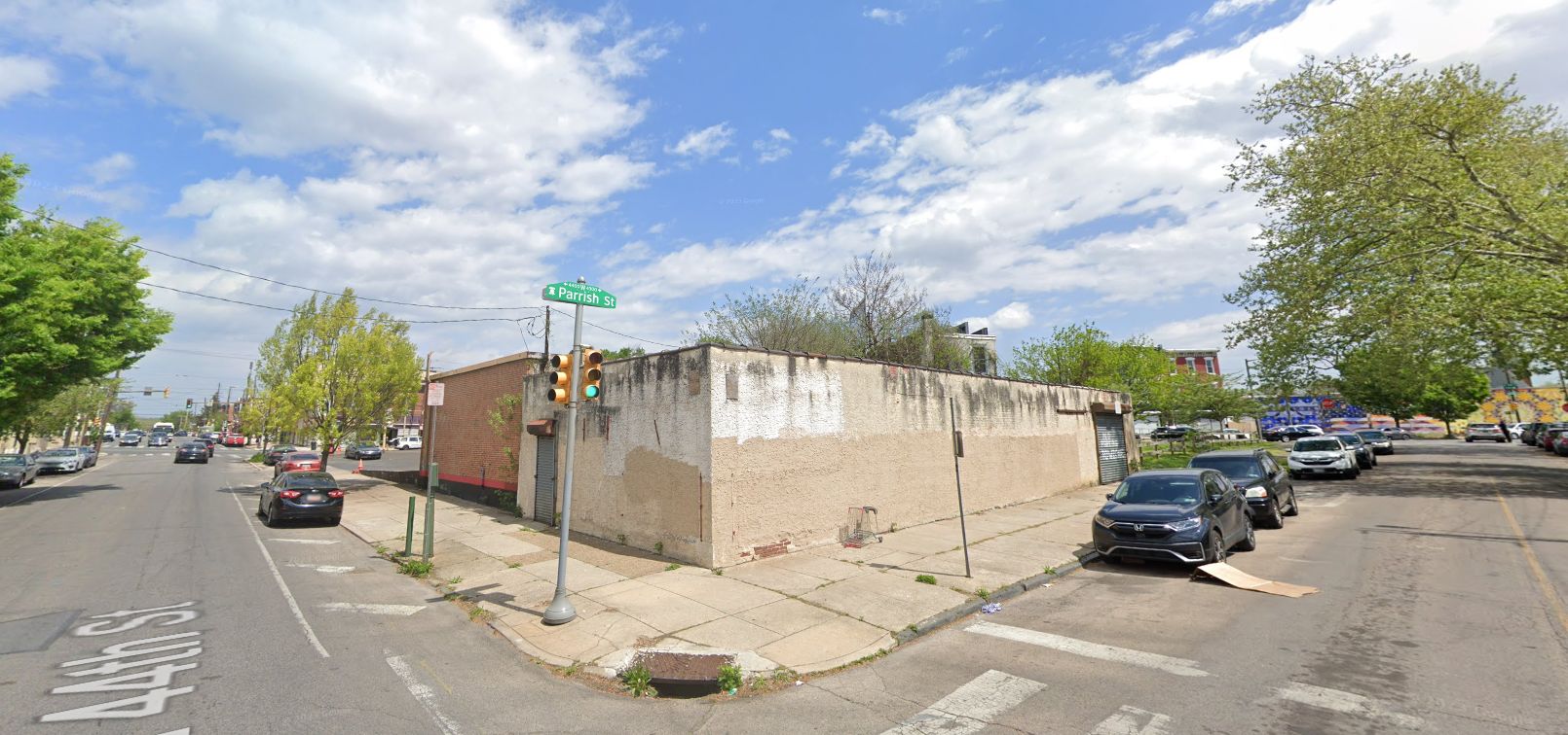 4328 Lancaster Avenue prior to redevelopment. Looking northeast. April 2023. Credit: Google Maps