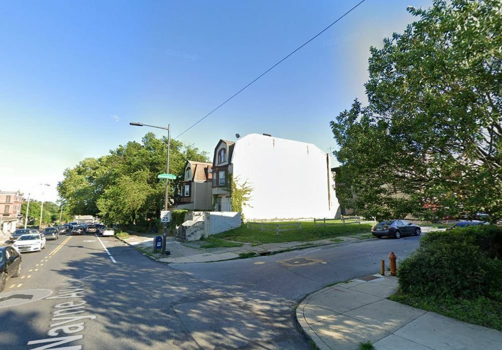 4628 Wayne Avenue. Site conditions prior to redevelopment. Credit: Designblendz via the City of Philadelphia