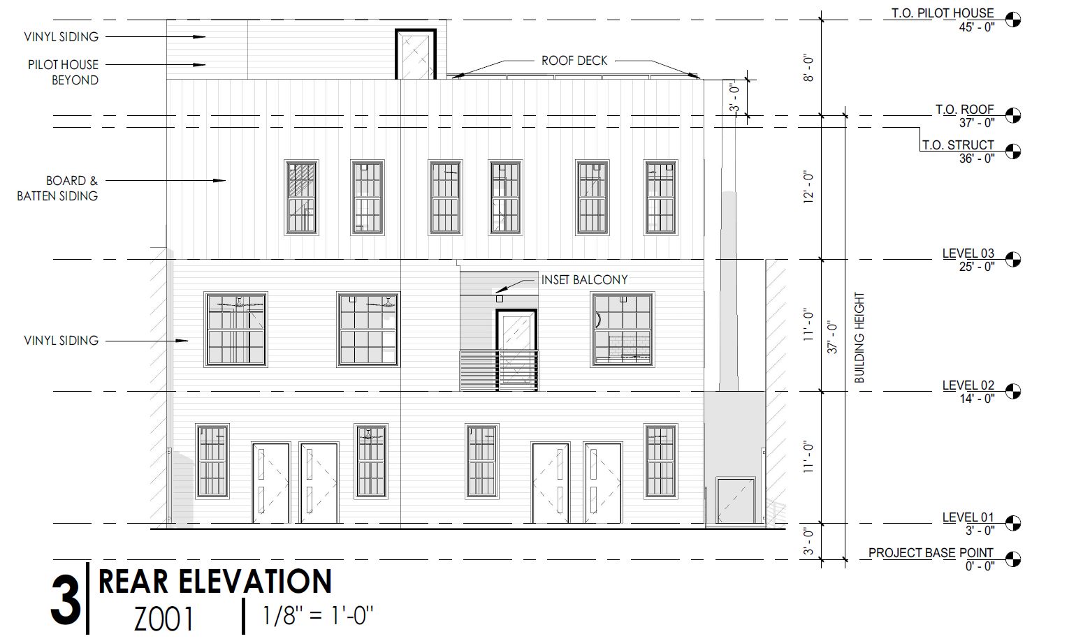 522 Green Lane. Building elevation. Credit: Designblendz via the City of Philadelphia