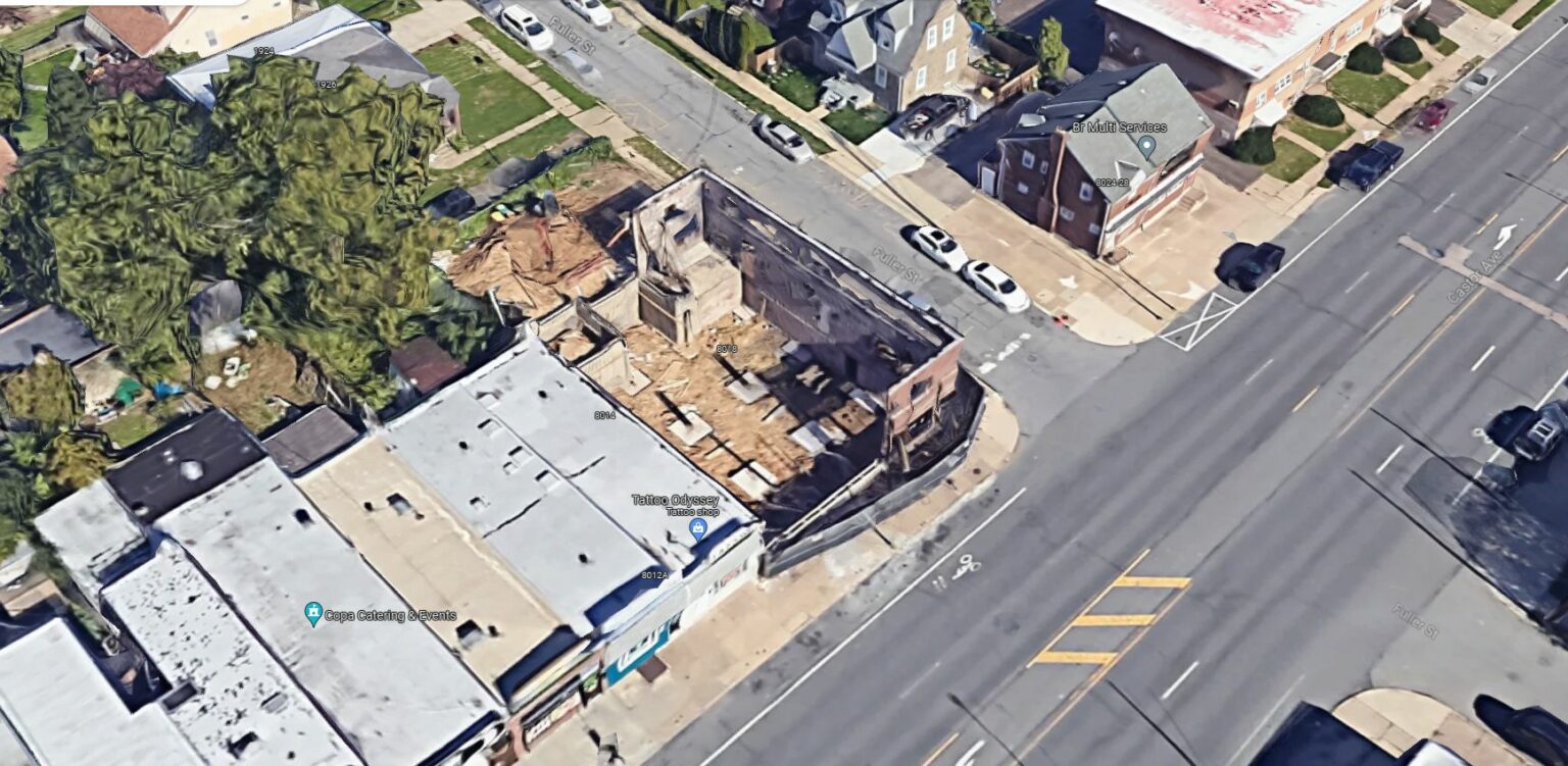 Permits Issued for Building Renovations at 8014 Castor Avenue in