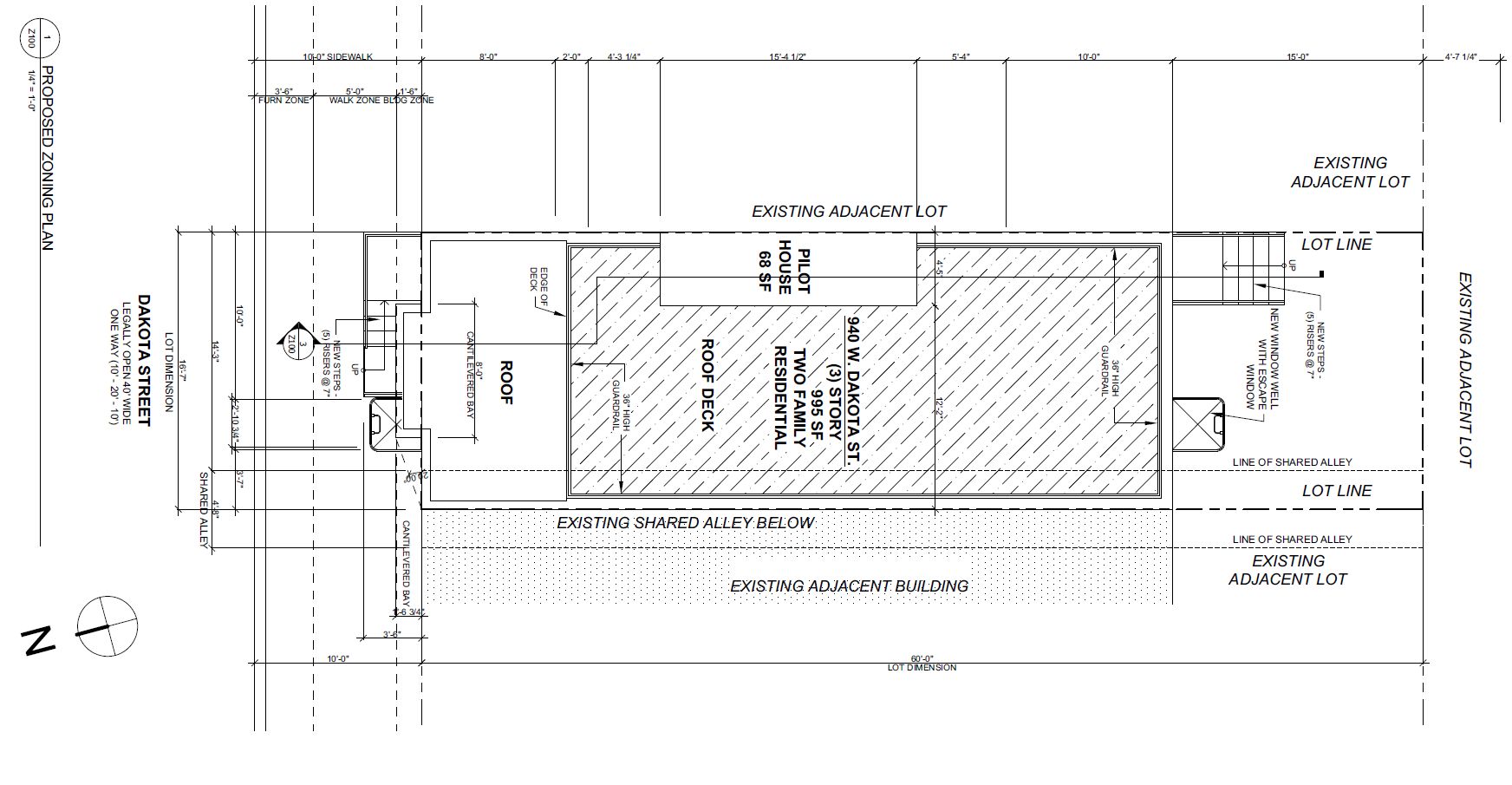 940 West Dakota Street. Site plan. Credit: T + Associates Architects via the City of Philadelphia