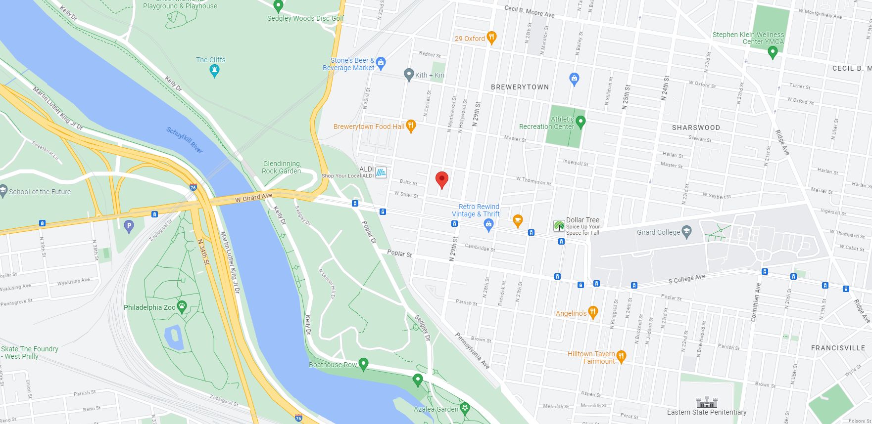 1233 North Myrtlewood Street. Site map. Credit: Google Maps