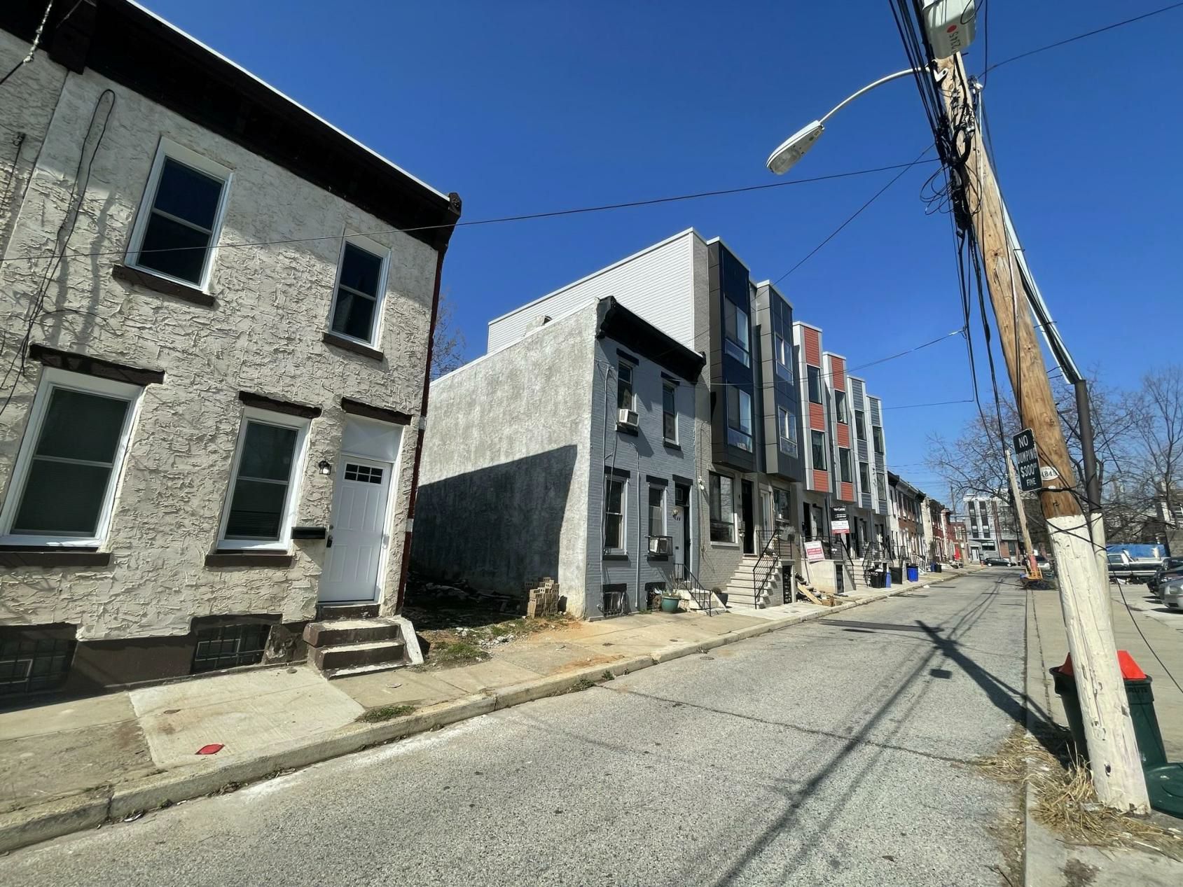 1420 North Etting Street. Site conditions prior to redevelopment. Looking northwest. Credit: Moto Designshop via the City of Philadelphia
