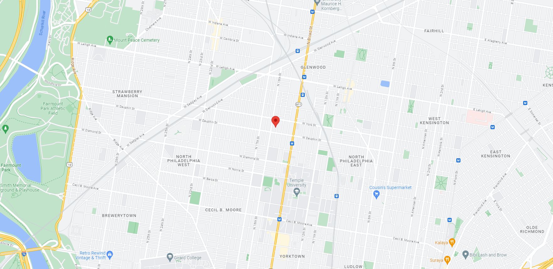 2314 North Sydenham Street. Site map. Credit: Google Maps