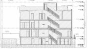 2314 North Sydenham Street. Building section. Credit: Mass Architecture Studio LLC via the City of Philadelphia