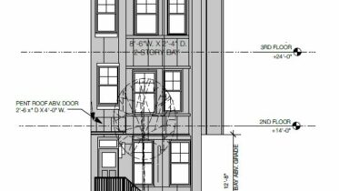4250 Ogden Street. Building elevation. Credit: JOs. Serratore & Co. Architect Inc. via the City of Philadelphia
