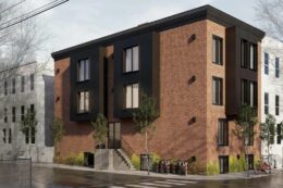 715 West Cumberland Street. Building rendering. Credit: Haverford Square Designs