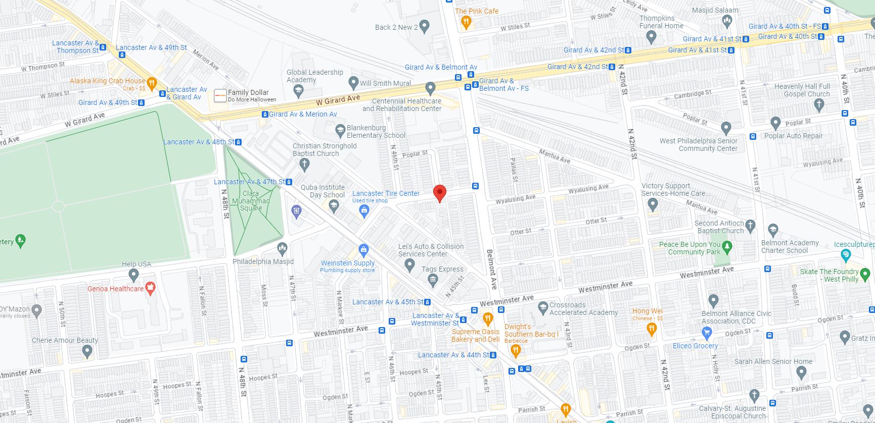 976 North 45th Street. Location map. Credit: Google Maps