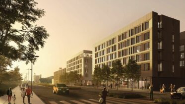 The Luxe Phase I at 1705 North American Street. Credit: Atrium Design Group via Civic Design Review