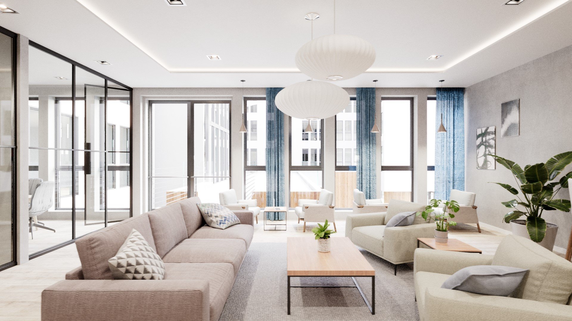 The Luxe Phase I at 1705 North American Street. Building amenities via Luxe Fishtown