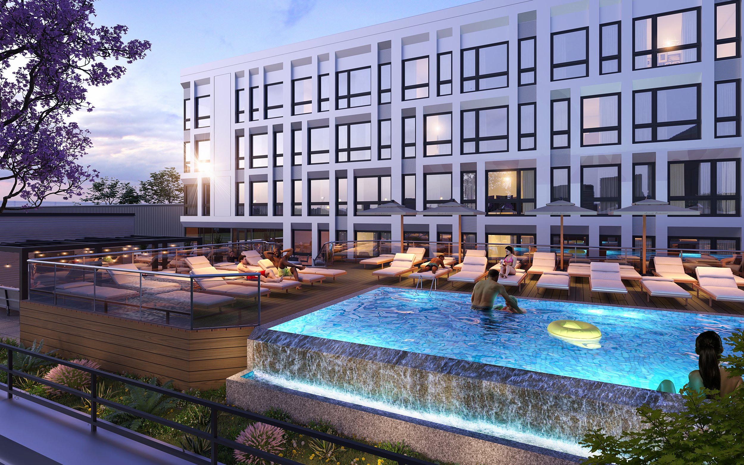 The Luxe Phase II at 1775 North American Street. Building amenities via Luxe Fishtown