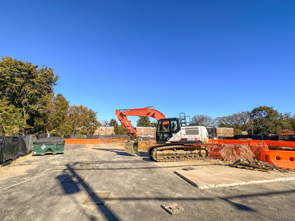 Construction Prep Underway at 6515 Ridge Avenue in Roxborough