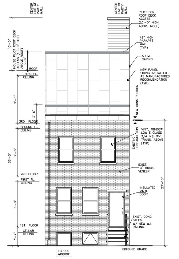 1309 South 23rd Street Front Elevation