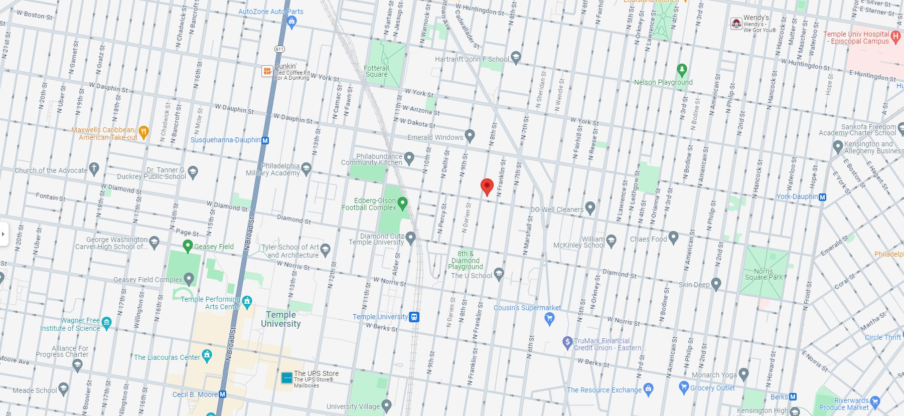 2203 North 8th Street. Location map. Credit: Google Maps