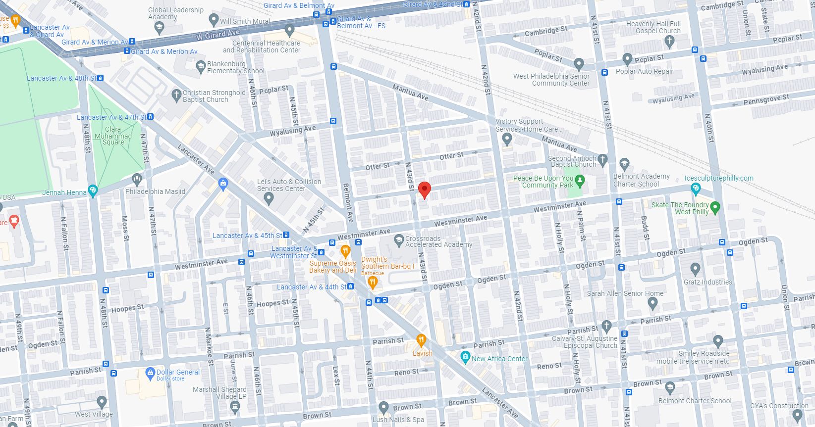 917 North 43rd Street. Location map. Credit: Google Maps
