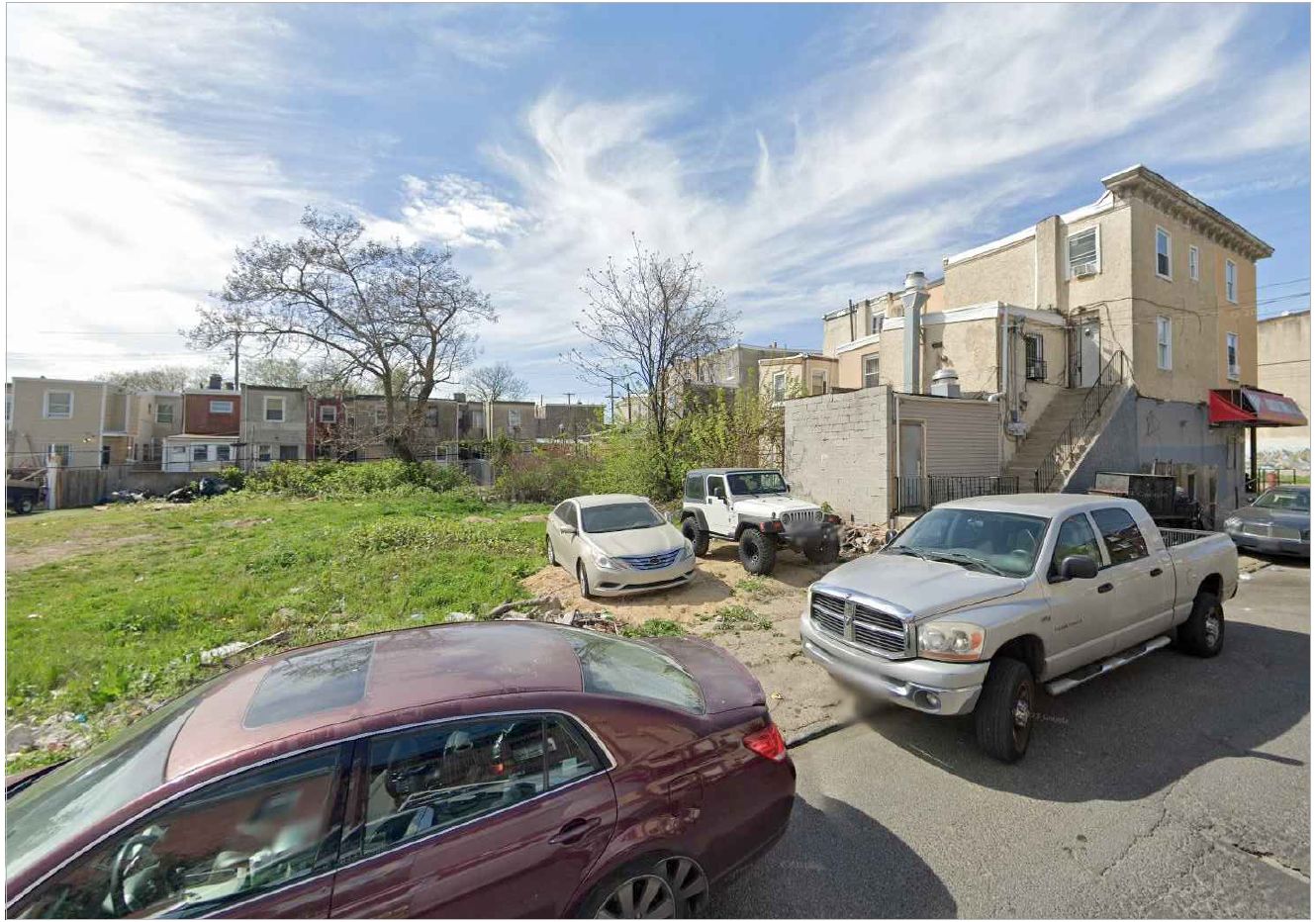 2540 North 6th Street. Site conditions prior to redevelopment. Credit: JT Ran Expediting via the City of Philadelphia Department of Planning and Development