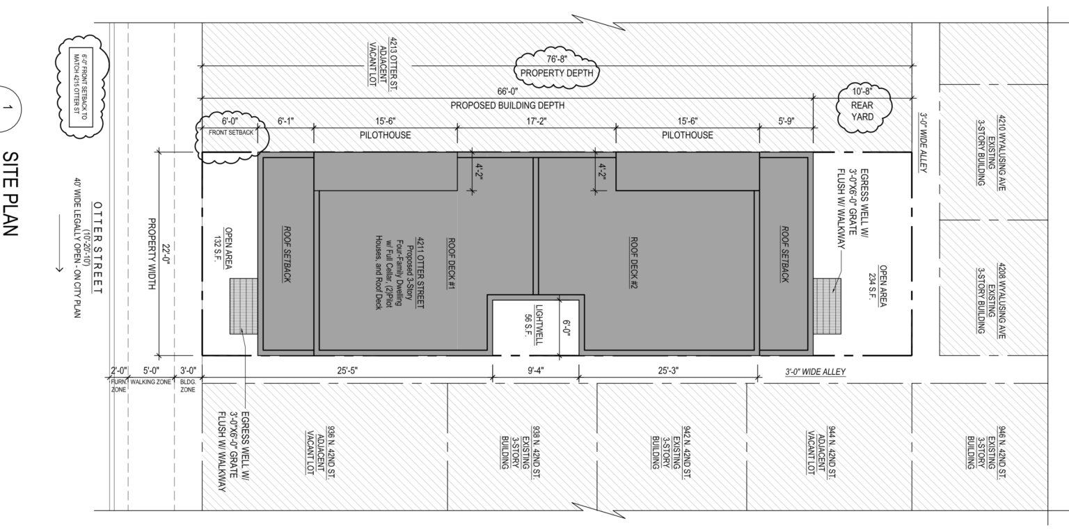 Permits Issued for a Three-Story at 4211 Otter Street, Belmont ...