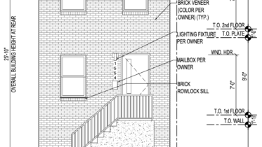 1544 Dover Street Front Elevation